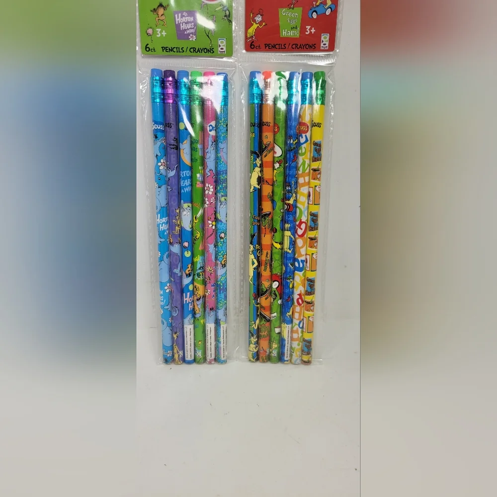 Colorful Cartoon Pencils Set